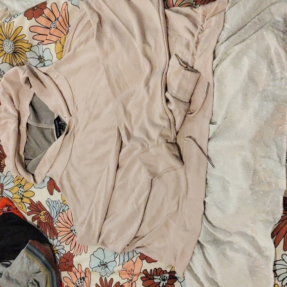 MD French Connection Hoodie Never Worn Missing Hood Drawstring - Picture 2 of 5